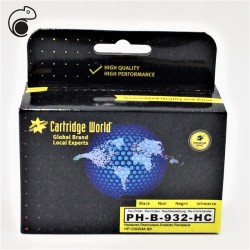 CW HP 932 XL Noir Cartouche d'encre Premium Remanufacturée Cartridge World