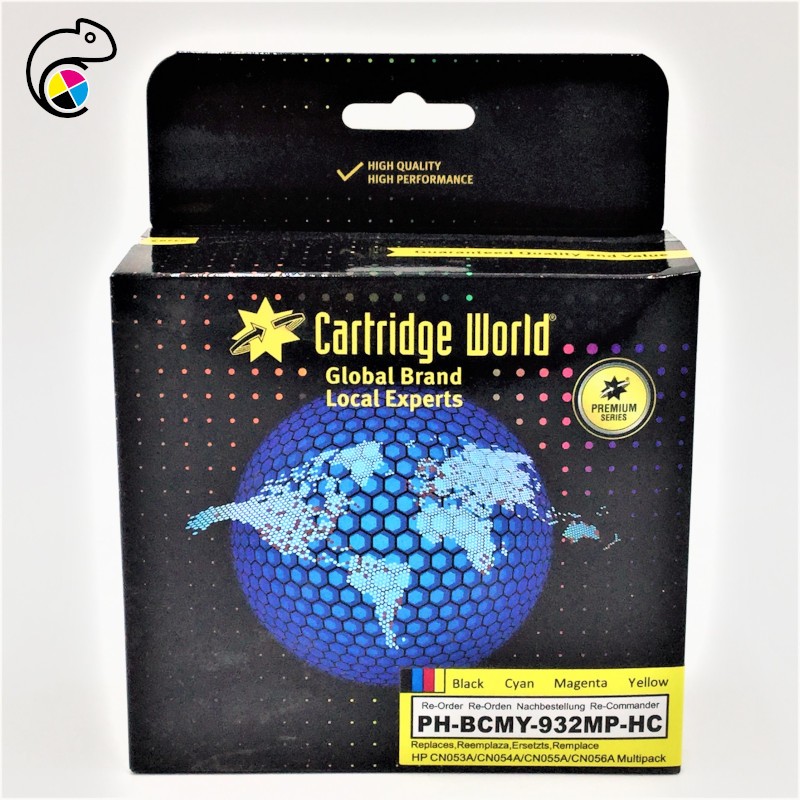 CW Pack HP  932XL/933XL Pack de 4 cartouches Premium RemanufacturéesCartridge World