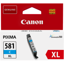 CLI-581XL Cartouche d'encre Cyan Originale Canon 2049C001